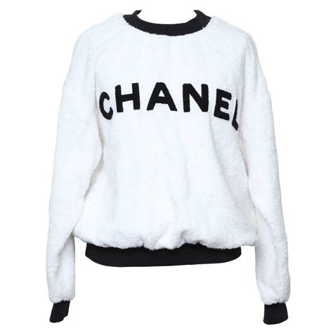 chanel pullover sweater|Chanel sweater black and white.